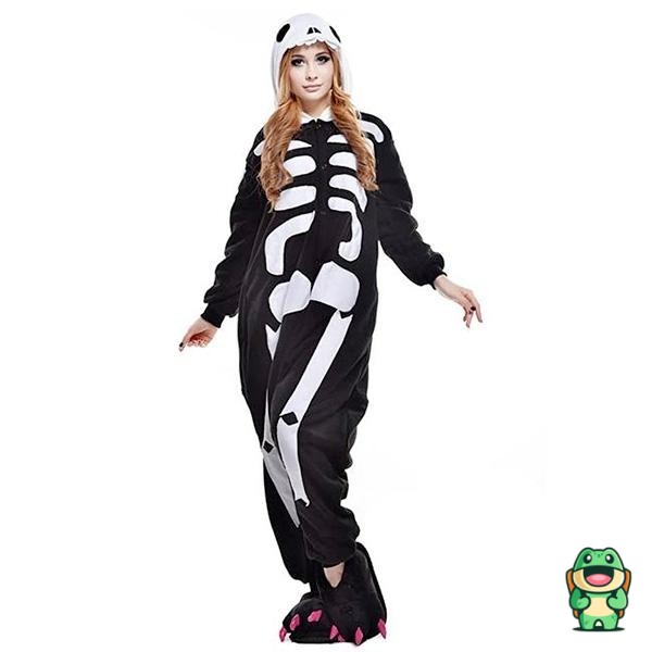 Pyjama Grenouille Kigurumi Pour Enfant - Onesie Animal, Doux Et Chaud, Avec Capuche, Unisexe